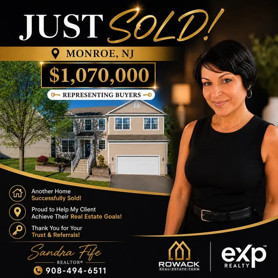 Just sold: $1,070,000 in Monroe, NJ