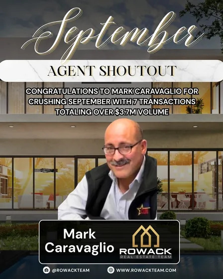September agent shoutout: Mark Caravaglio
